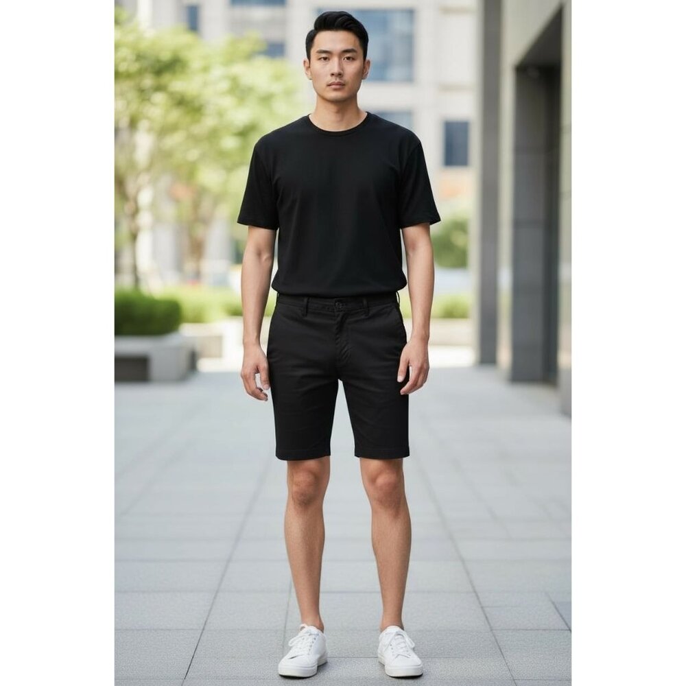 BUGATCHI Men Black Short 34